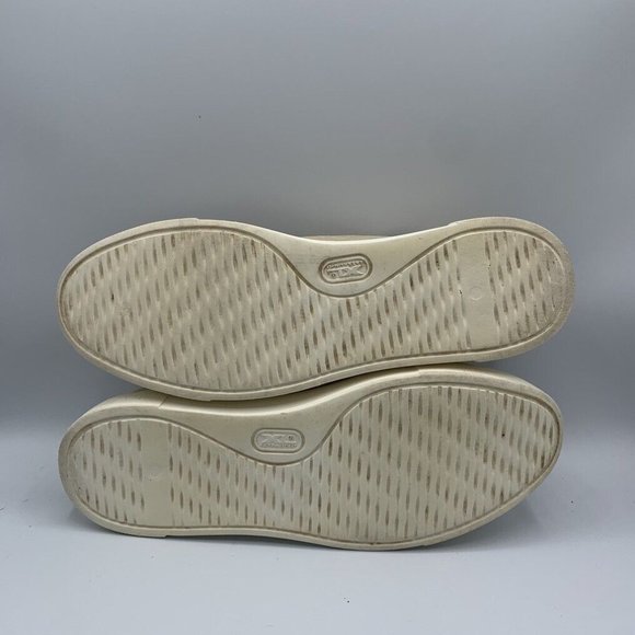 AGL Attilio Giusti Leombruni Low-Top Sneakers Patent-Toe Suede Beige Size 39.5 - Picture 7 of 7